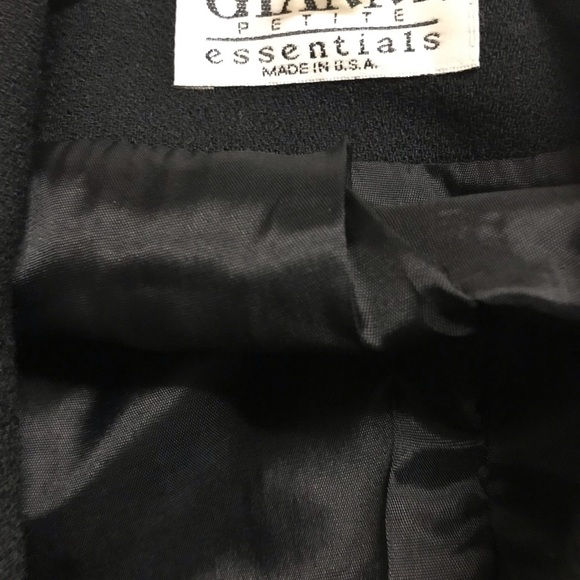 Gianni petite black double breasted jacket - Picture 3 of 9